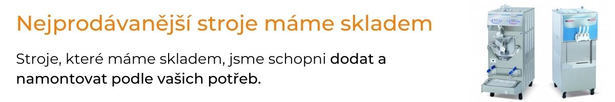 Nejprodávanější stroje máme skladem