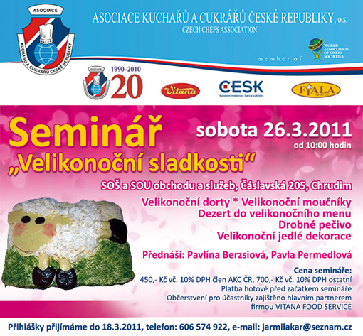 Seminář Velikonoční sladkosti
